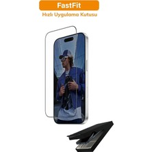 Panzer Glass Panzerglass iPhone 17 | iPhone 16 Pro | Ultra-Wide Fit Siyah Çerçeveli Ekran Koruyucu - Fastfit Hızlı Uygulama Kutulu