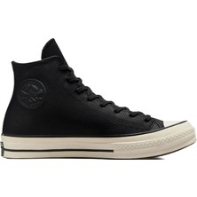 Converse Chuck 70 Unisex Ayakkabı Siyah 162058C Vulkanize Kauçuk Tabanlı Konforlu Tasarım