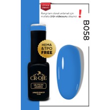 Cr-Oje Kalıcı Oje Gökyüzü Mavi - B058 (12 ML.)