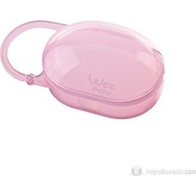 Wee Baby WEE Saplı Emzik Kutusu Pembe Hijyenik Taşıma Aparatı ile Kolay Kullanım İçin Tasarlandı 739