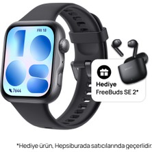 Huawei Watch Fit 5 Akıllı Saat - Siyah, Bluetooth Kulaklık Hediye, Gelişmiş Uyku Takibi, Uzun Pil Ömrü, Ios Android Uyumlu