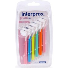 İnterprox DENTAID Interprox Plus 2g Mix Arayüz Fırçası Orta Sertlikte 6'lı Karışık Set Ergonomik Tasarım