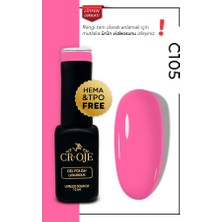 Cr-Oje Kalıcı Oje C105- Pembe (12 ML.)