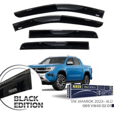 Vw Amarok Cam Rüzgarlığı Siyah Kromlu Black Edition Niken 2023+