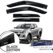 Isuzu Dmax Cam Rüzgarlığı Siyah Kromlu Black Edition Niken 2021+