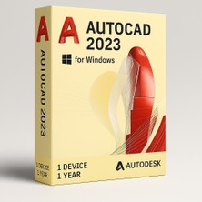 Autodesk AutoCAD 2023 (Windows Uyumlu) - 1 Pc 1 Yıl Serial Kod Kısıtlamasız Sürüm
