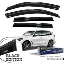 Bmw X5 G05 Cam Rüzgarlığı Siyah Kromlu Black Edition Niken 2019+