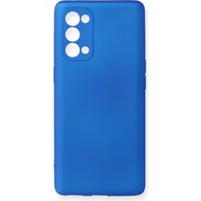 Armüz Reno 5 Pro Kılıf First Silikon - Mavi