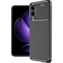 Colezium Galaxy S25 Edge Kılıf Auto Fus Karbon Kapak - Siyah