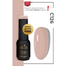 Cr-Oje Kalıcı Oje C126 - Nude (5 ML)
