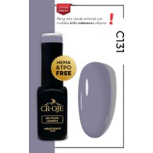 Cr-Oje Kalıcı Oje C131- Gri (12 ML)