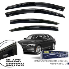 Bmw G30 Cam Rüzgarlığı Siyah Kromlu Black Edition Niken 2017+