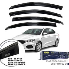 Fiat Egea Cam Rüzgarlığı Siyah Kromlu Black Edition Niken 2016+