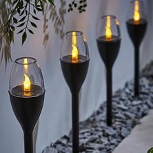 Petrix 23245 Meşale Solar LED Işık - Siyah