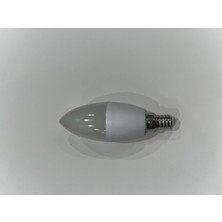 Kendal 8W E-14 Ince Duy Buji LED Ampul Beyaz Işık (6500K)