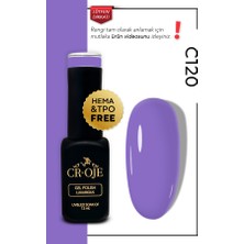 Cr-Oje Kalıcı Oje C120- Lavanta Mor (12 ML.)