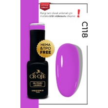 Cr-Oje Kalıcı Oje C118- Leylak Mor (12 Ml.)