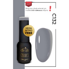 Cr-Oje Kalıcı Oje C132 - Gri (5 ML)