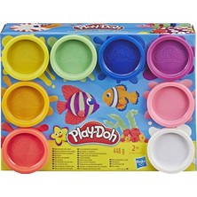 Play-Doh 8'li Gökkuşağı Renkleri Oyun Hamuru 448 g Eğlenceli Aktivite ve Yaratıcı Oyun