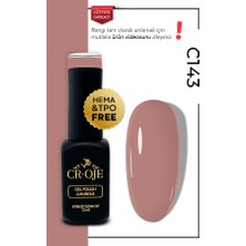 Cr-Oje Kalıcı Oje C143 - Kahverengi (12 ML)