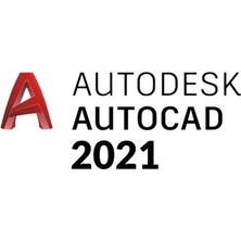 Autodesk Autocad 2021 (Windows Uyumlu) - 1 Pc 1 Yıl Serial Kod Kısıtlamasız Sürüm