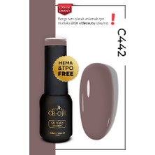 Cr-Oje Kalıcı Oje C442 - Vizon 5 ml