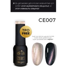 Cr-Oje 7d Gri Pembe Cat Eye-007 Kalıcı Oje (5 Ml)