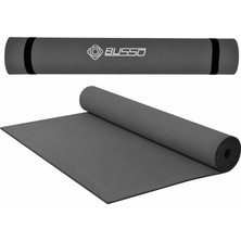 Busso Bs408 409 410 Pilates Matı 173 x 61 x 4 mm Gri Renkli
