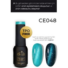 Cr-Oje 7d Mavi Cat Eye-048 Kalıcı Oje (5 Ml)