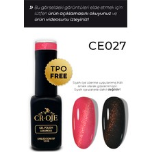 Cr-Oje Kalıcı Oje 7d Cat Eye-027 Kırmızı