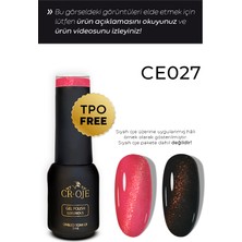 Cr-Oje Kalıcı Oje 7d Cat Eye-027 (5 ML) Kırmızı