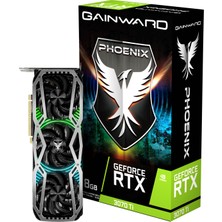 Gainward 3070 Ti Ekran Kartı 8GB GDDR6X 256BIT Fanlı Soğutma ile 1000 MHz Çekirdek Hızı