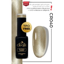 Cr-Oje Kalıcı Oje Korean Cat Eye, Kristal Efektli Manyetik Cat Eye / Kedi Gözü CR040 (12 ML)