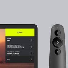 Assess Store R500S Sunucu, Lazer Sınıfı 1, Bluetooth ve USB Için, Evrensel Uyumlu, 20 Metre Menzil, Yapılandırılabilir, 12 Ay Çalışma Süresine Sahip Akıllı Pil Kullanımı, Koyu Gri