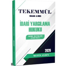 Tekemmül Idari Yargılama Hukuku Soru Bankası