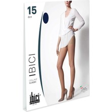 İbici 15 Den. Görünmez Külotlu Çorap - Gri - 1
