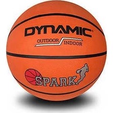 Dynamic Spark 7 Numara Turuncu Basketbol Topu, Kapalı ve Açık Alanlarda Yüksek Performans Sağlar
