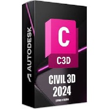 Autodesk Civil 3D 2024 (Windows) - 1 Pc 2 Yıl Full Sürüm
