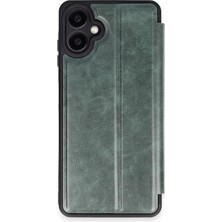Mey Ithalat®  Samsung Galaxy A07 4g Flip Cover - Yeşil