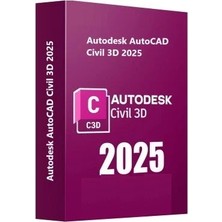 Autodesk Civil 3D 2025 (Windows) - 1 Pc 1 Yıl Serial Kod
