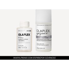 OLAPLEX Before & After Shower Routine Duo - Saç Kusursuzlaştırıcı & Bağ Güçlendirici, Saçları Canlandıran Saç Bakım Seti