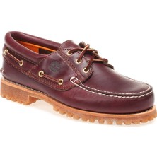 Timberland BOAT SHOE Erkek Burgundy Tekne Ayakkabısı Bağcıklı Tekstil Malzeme Düz Topuk 45 Numara- TB0500096481