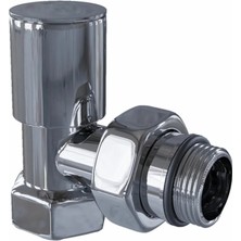 Radyatör Havlupan Vanası Köşe Tip 1/2'' Krom