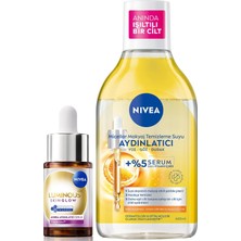 Assess Store LUMINOUS630 Skin Glow Aydınlatıcı Serum 15ML ve Aydınlatıcı Micellar Makyaj Temizleme Suyu 400ML