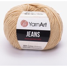 Yarnart Jeans Koyu Ten Renk 50 gram Klasik İplik %55 Pamuk %45 Poliakrilik Özellikli  07