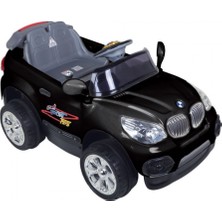 Aliş Toys Tx5 Sport 12 Volt Turbo Akülü Araba Siyah Renkli Tek Kişilik Yarış Arabası