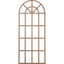 Rafhomestore Dekoratif Oval Duvar Ayna Ham MDF 75x190 cm Şık Tasarım ve Kullanım Kolaylığı