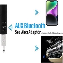 Assess Store Araç Aux/oto Teyp Aux Kablosuz Bağlantı Bluetooth Yapma Kiti