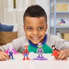 Assess Store Spidey ve Süper Arkadaşları Örümcek Oyuncak, Aksesuarlı, 7,6 cm Boyutunda Aksiyon Figürü, Süper Kahraman Oyuncağı, 3 Yaşından Itibaren Çocuklar Için