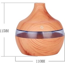 Assess Store Ultrasonik 300 ml LED Işıklı Aroma Difüzörü Hava Nemlendirici Buhar Makinesi